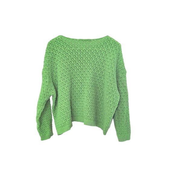 ORFEO La Maille Green Knit Sweater - One Size - Picture 2 of 2